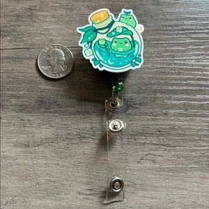 Frog badge reel